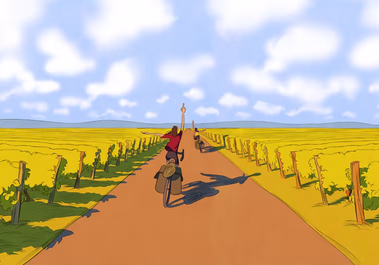 Extrait de la BD "La Ride"