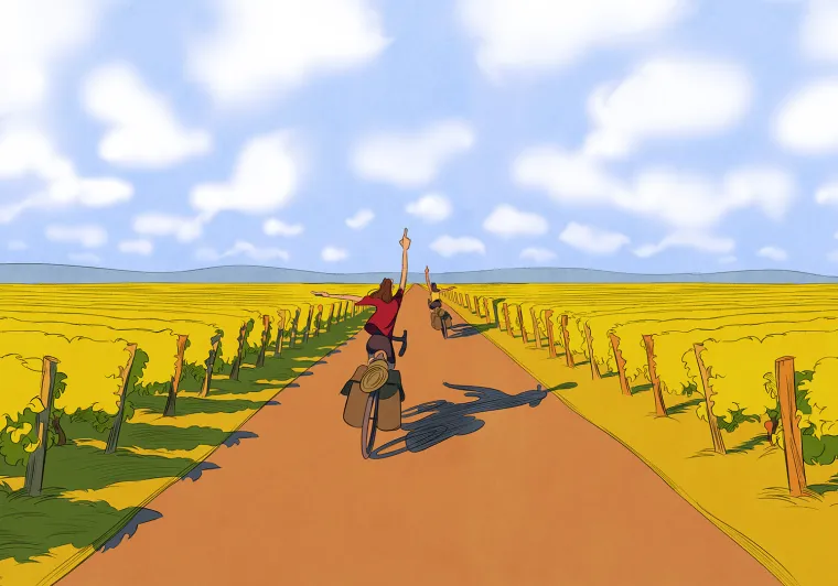 Extrait de la BD "La Ride"