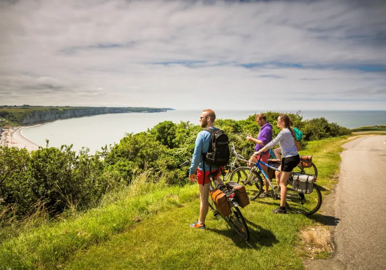 La véloroute du littoral vers Fécamps