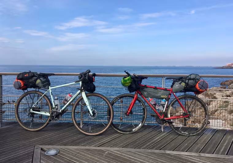 Gravel équipés "bikepacking"
