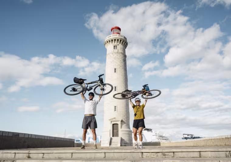 Arrivée à Sète sur ViaRhôna - Gravel