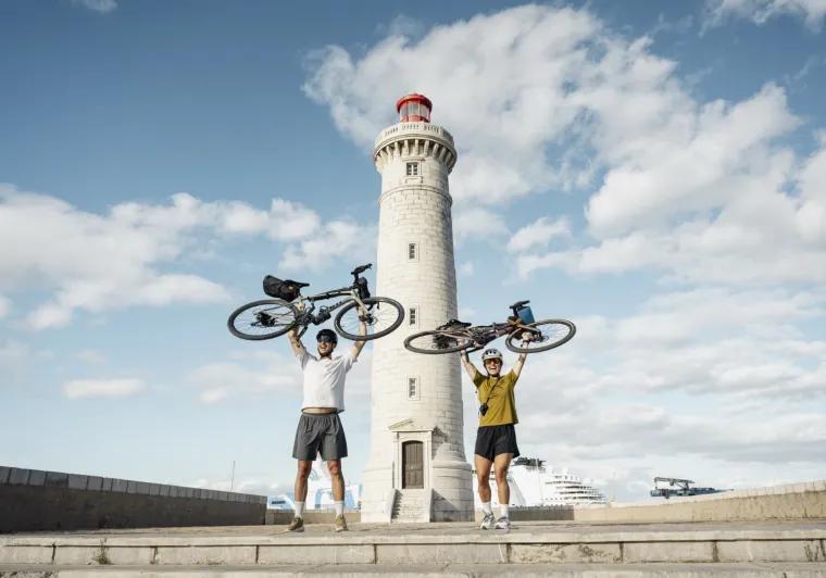Arrivée à Sète sur ViaRhôna - Gravel