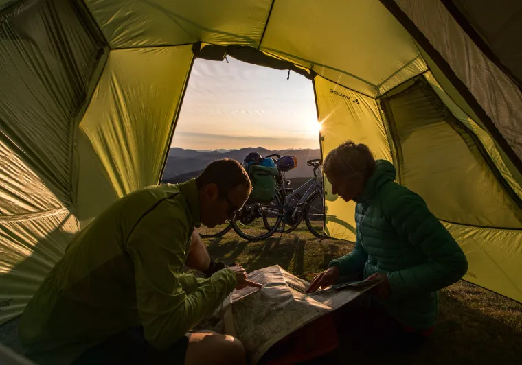 Bivouac dans la montagne basque