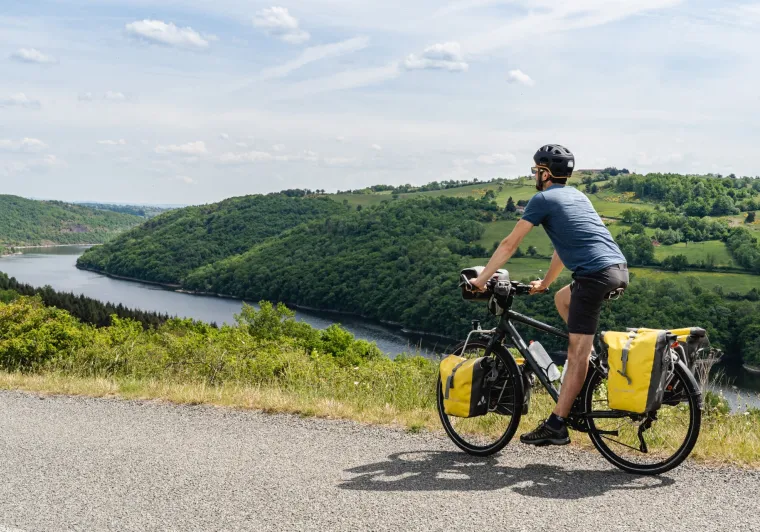 Belvédère sur la Loire sur la boucle vélo F1