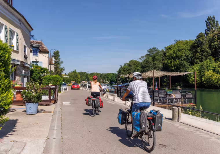 Rives de la Seine à vélo - Samois-sur-Seine, La Scandibérique