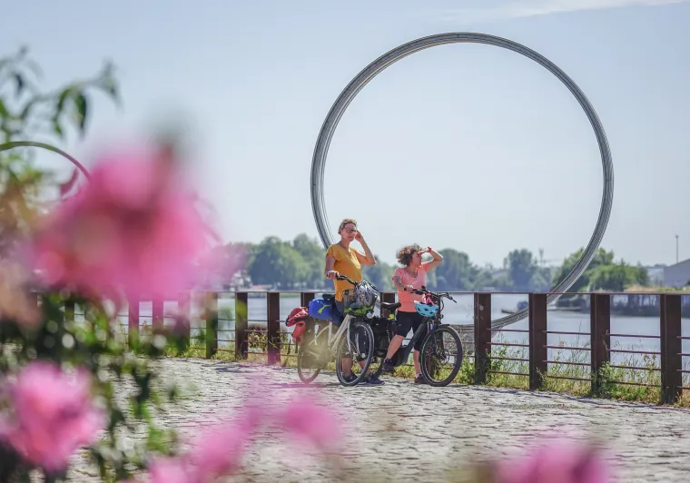 L'Île de Nantes à vélo
