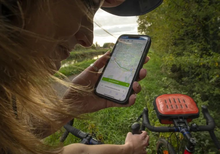 Suivre un itinéraire sur son smartphone