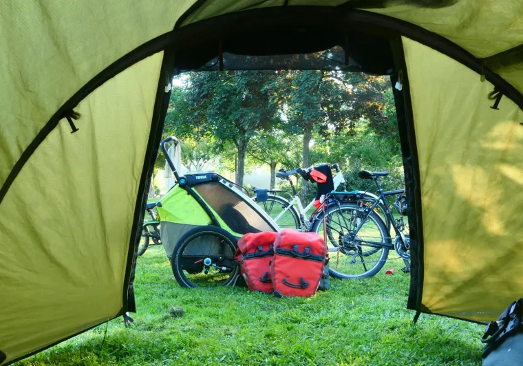 Tente et voyage à vélo