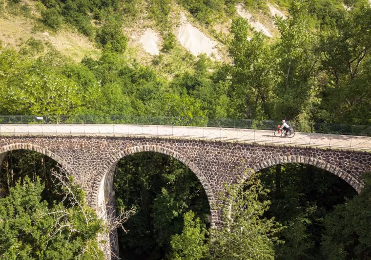 Un Monde à Vélo sur Via Fluvia