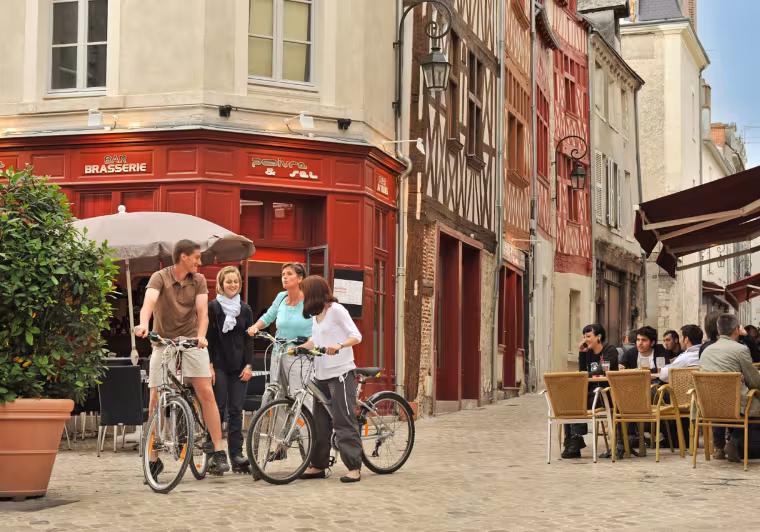 Visite d'Orléans à vélo - La Loire à vélo