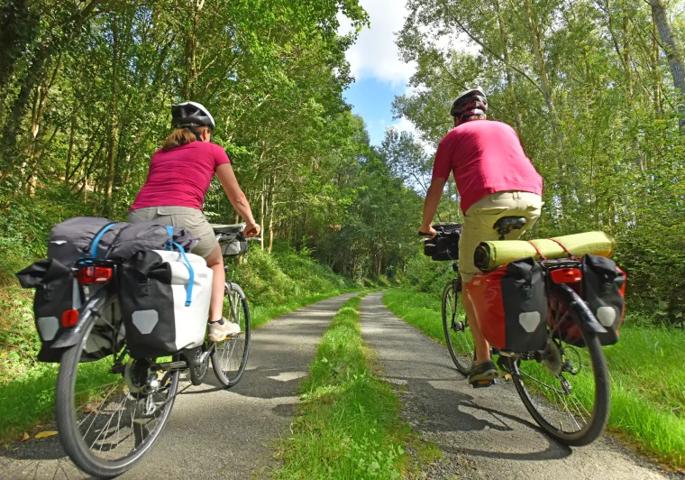 Voyage à vélo en couple en Sarthe