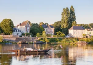 Bateau sur La Loire à Saumur