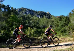 Chemin de VTT en Espagne