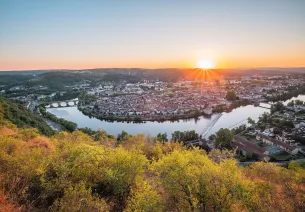 Coucher de soleil sur Cahors