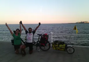 Arrivée à la Mer Noire sur l'EuroVelo 6