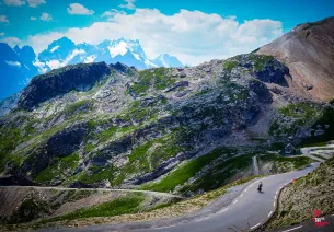 Dans les Alpes à Vélo