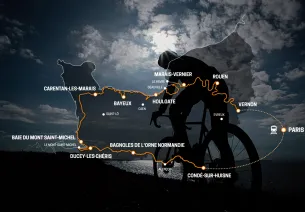 Parcours vélo de Matthieu Tordeur en Normandie