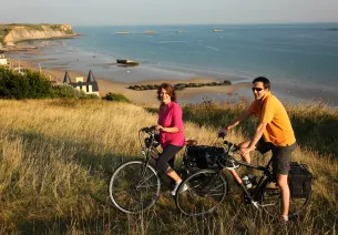 Plages du débarquement à vélo