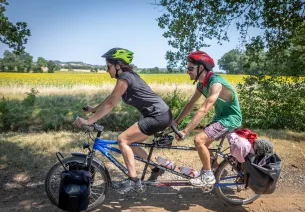 Le tandem pour voyager à vélo