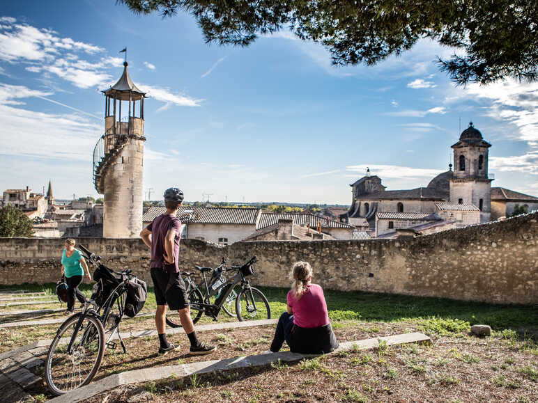 Beaucaire à vélo