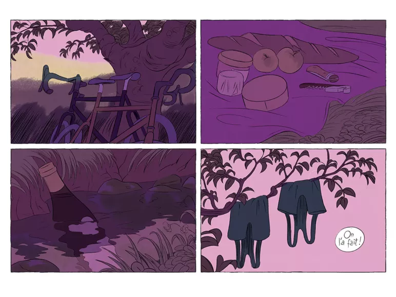 Extrait de la BD "La Ride"
