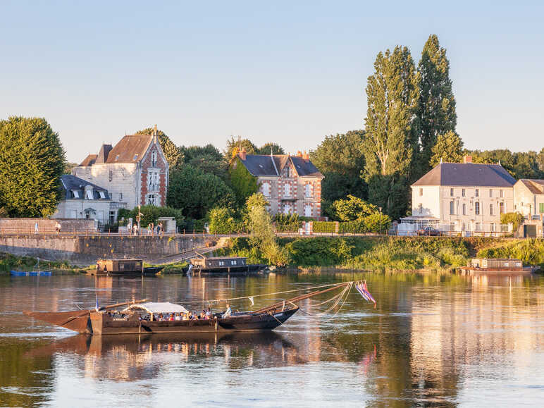 Bateau sur La Loire à Saumur