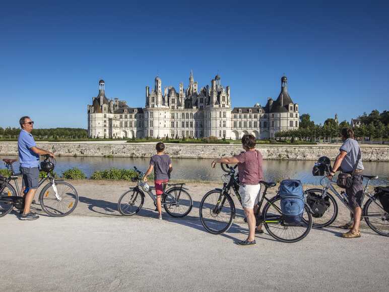 Château de Chambord à vélo