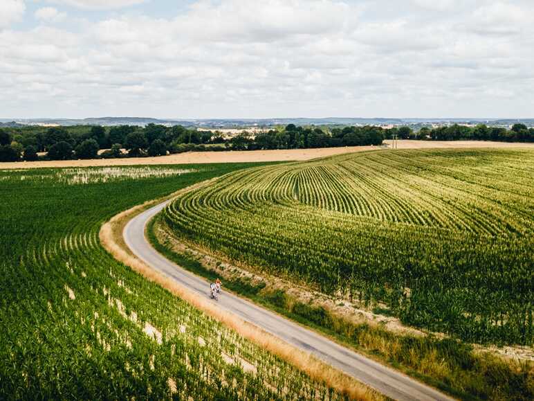 Sur les collines du Perche à vélo