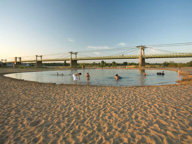 Plage à Ingrandes-sur-Loire