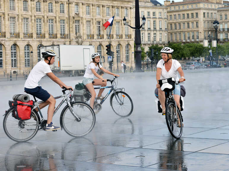 Miroir d'eau à Bordeaux