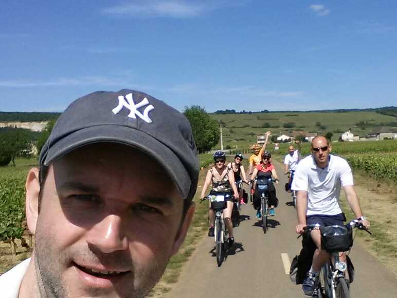 Nicolas et ses amis à vélo