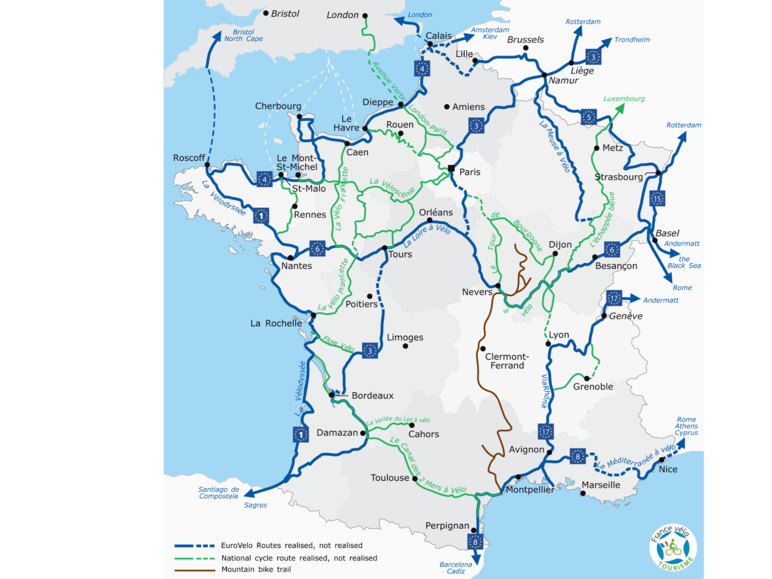 La France à vélo : de nombreux itinéraires à découvrir