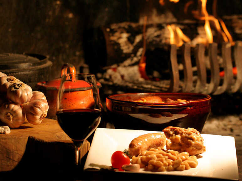 Un cassoulet à Castelnaudary