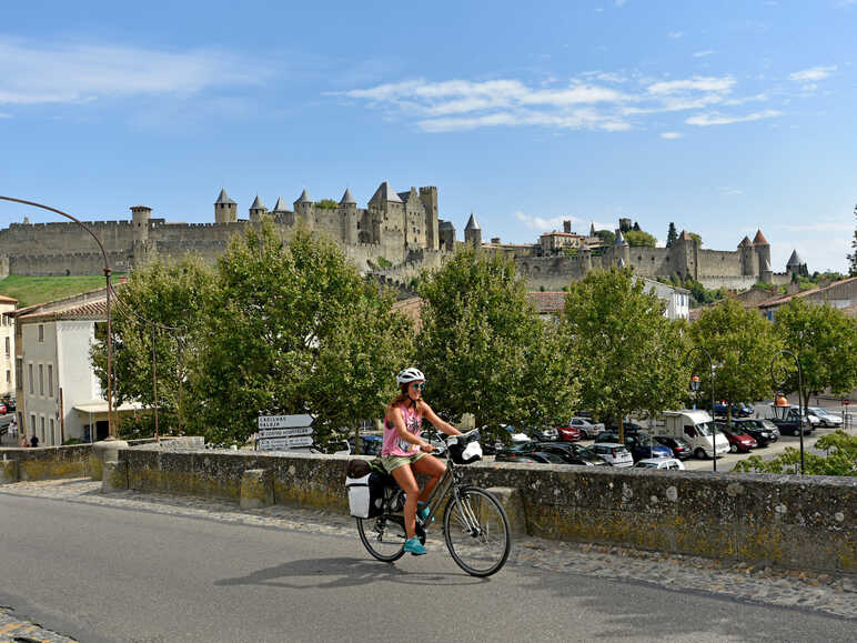 Visite de la forteresse de Carcassonne