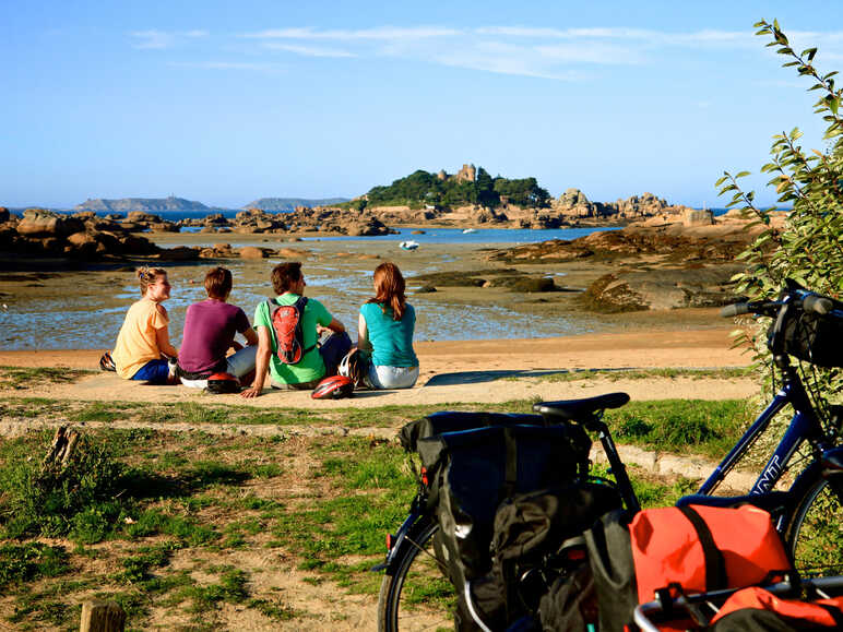 La côte de Granit Rose à vélo