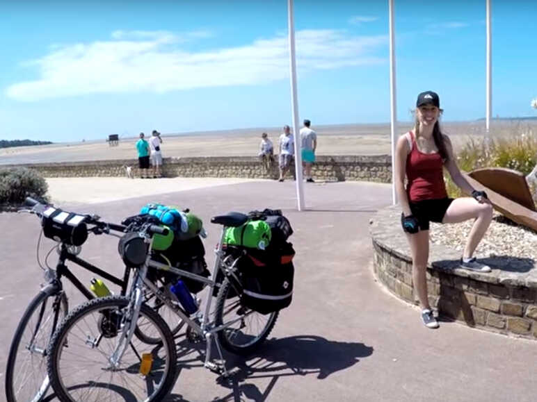 En couple sur la Vélodyssée