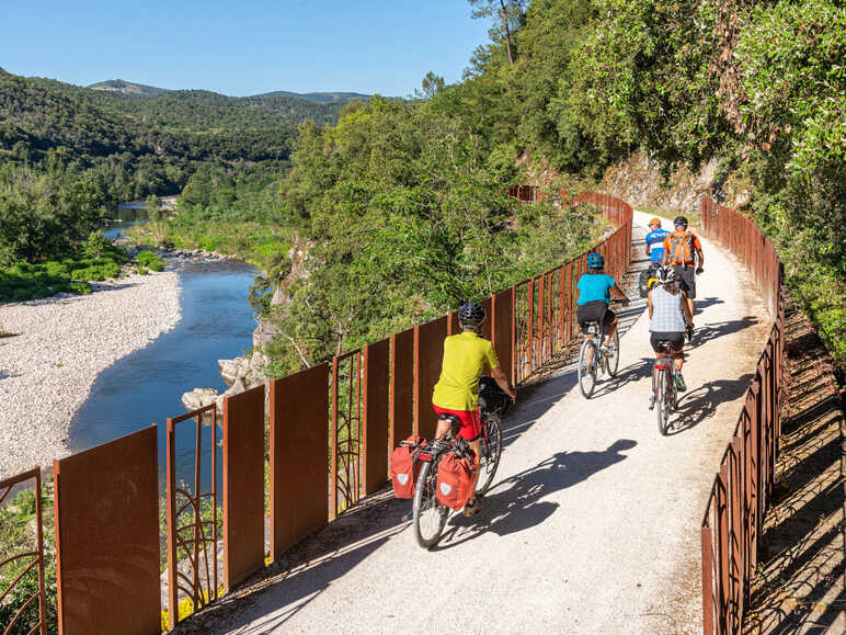 Sur la Dolce Via à vélo