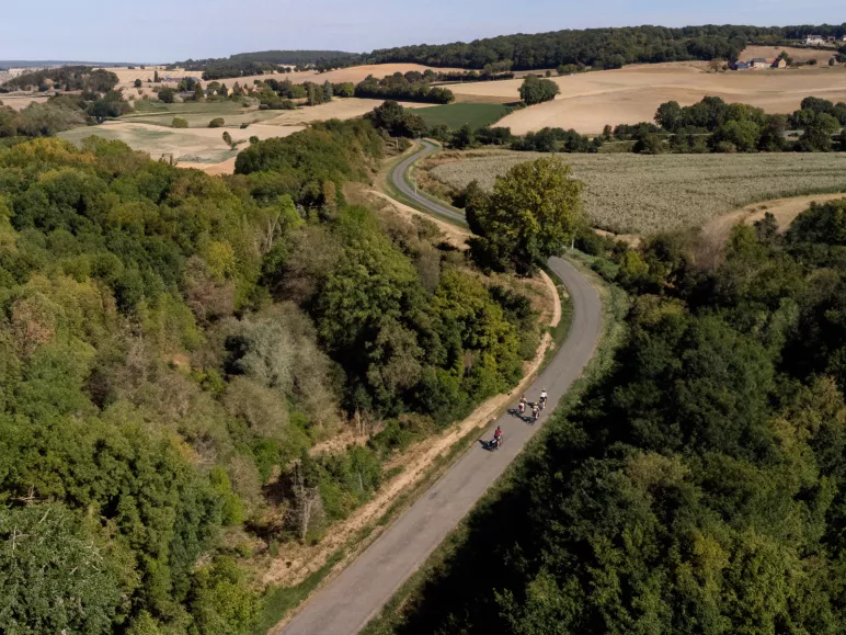 Parcours en dentelles sur la Véloscénie