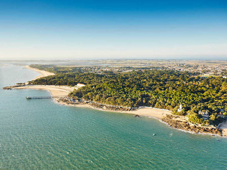 Vue aérienne de l'Île de Noirmoutier