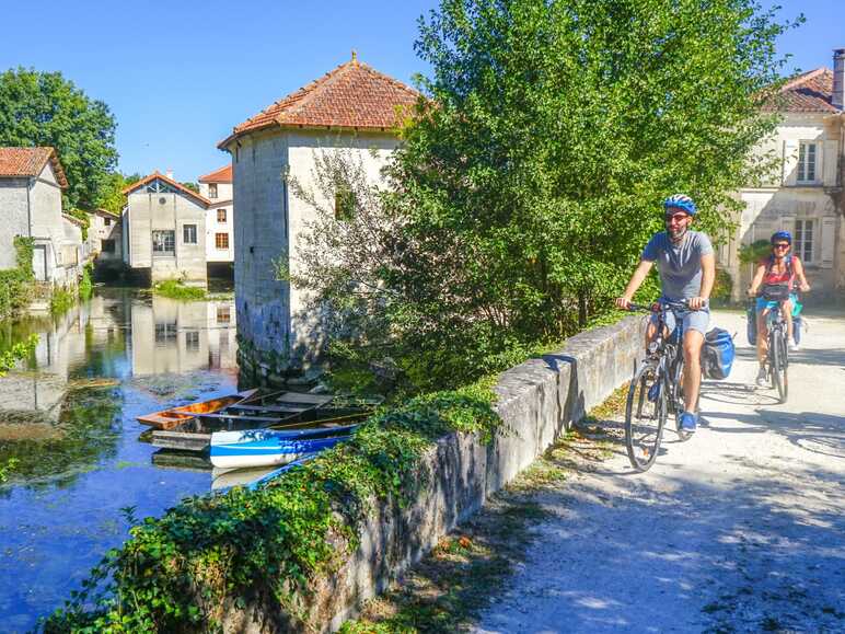 L'itinéraire de La Flow Vélo au bord de la Charente
