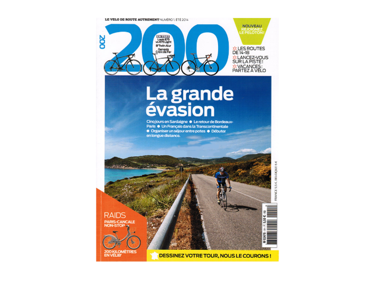 Couverture du magazine vélo 200