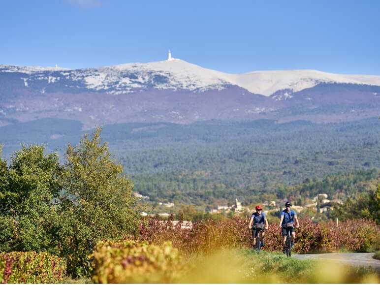 Le mont Ventoux enneigé