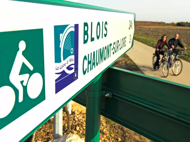 Panneau sur La Loire à Vélo / EuroVelo 6