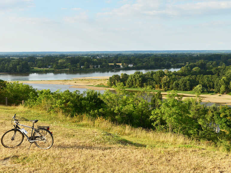 Confluence de la Vienne et de la Loire à Candes-Saint-Martin