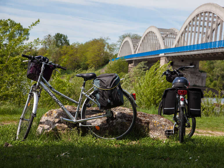 Pause vélo à Muides-sur-Loire