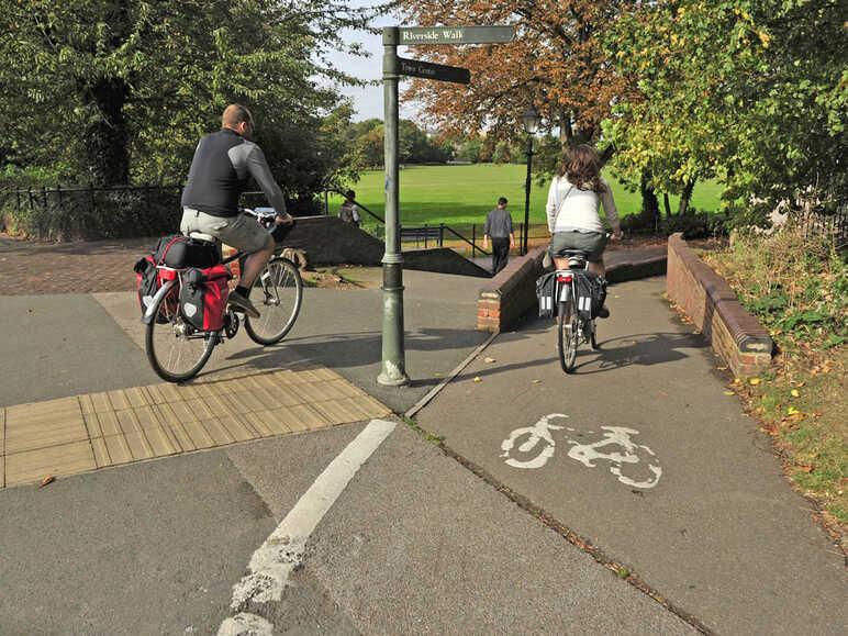 Piste cyclable à Londres