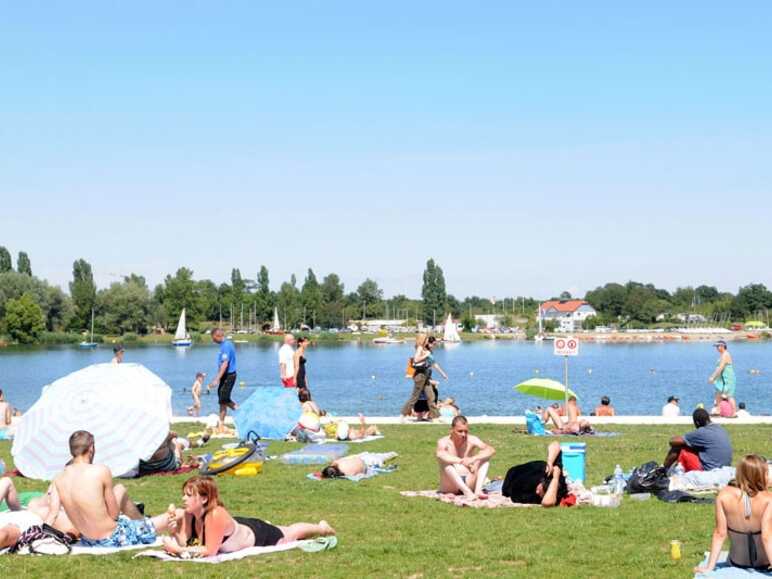 Plan d'eau de Reiningue à proximité de Mulhouse