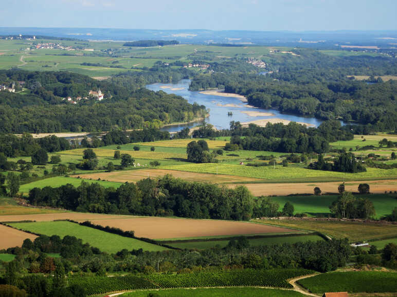  Sancerre, panorama sur les vignes et la loire