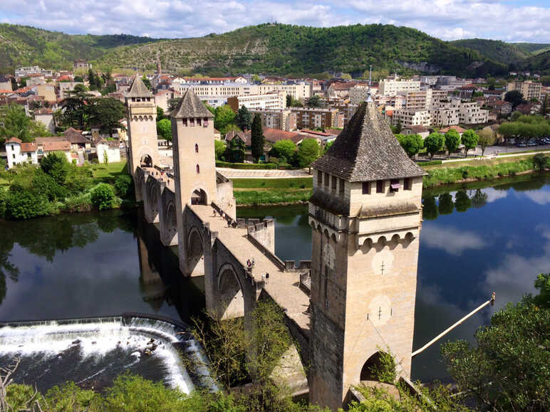 Pont de Valentré - Vallée du Lot à vélo