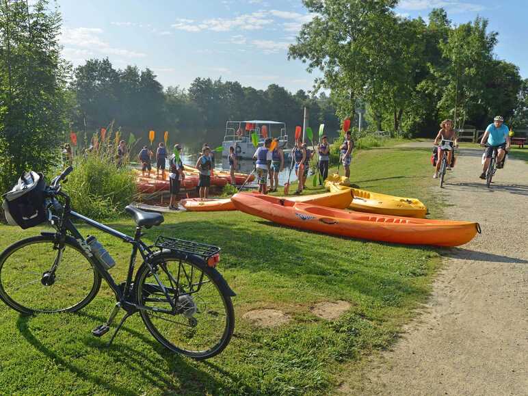 Base de loisirs Anjou Sport Nature, site Accueil Vélo